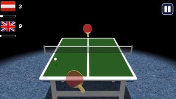 Table Tennis Ping Pong 3D capture d'écran 1