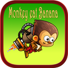 Monkey banana jump adventure icon
