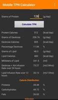 Mobile TPN Calculator اسکرین شاٹ 2