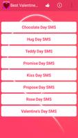 Best Valentines Day SMS Affiche