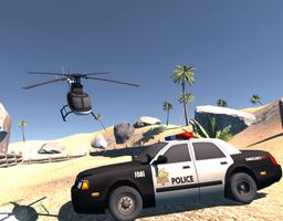 Police Car Driving OffRoad 3D постер