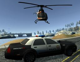 Police Car Driving OffRoad 3D captura de pantalla 1
