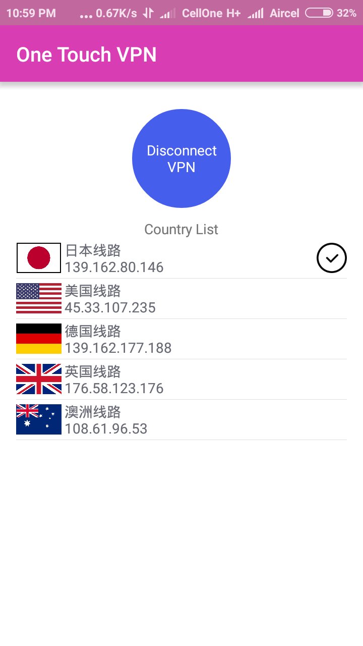 One Touch VPN APK for Android Download
