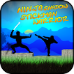 Ninja Schatten Stickman Schildkröte Krieger