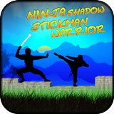 Ninja Schatten Stickman Schildkröte Krieger Zeichen