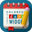 Colorful Days Calendar Widget