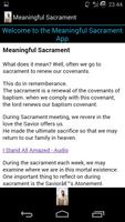 Meaningful Sacrament 海报