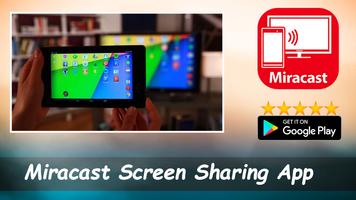 Miracast Screen Sharing App Affiche