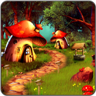Mushroom Forest 3D Live Wallpa icône