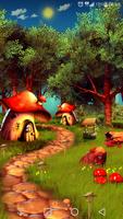 Mushroom Forest 3D Live Wallpa Affiche
