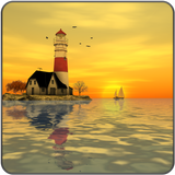 Lighthouse 3D Live Wallpaper icône