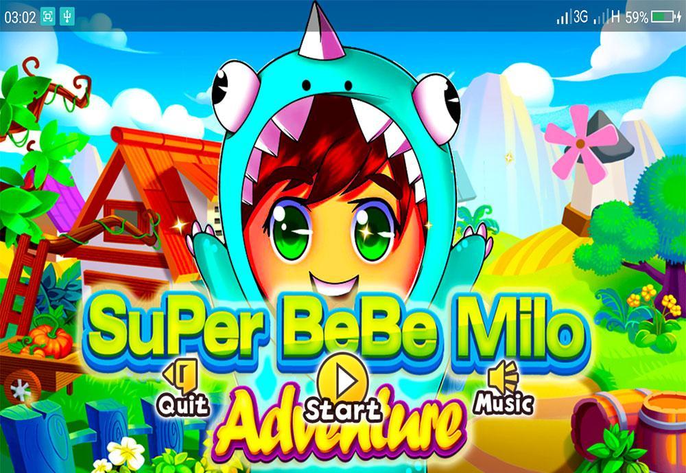 Super Bebe Milo Adventure For Android Apk Download - bebe milo skin roblox