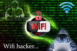 Wifi Hacker Password Simulator Affiche