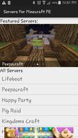 Servers For Minecraft PE Plakat