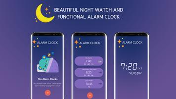 alarm clock with song ringtones Affiche