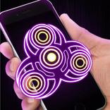 Fidget spinner néon