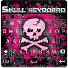 Pink Skull Keyboard Theme иконка