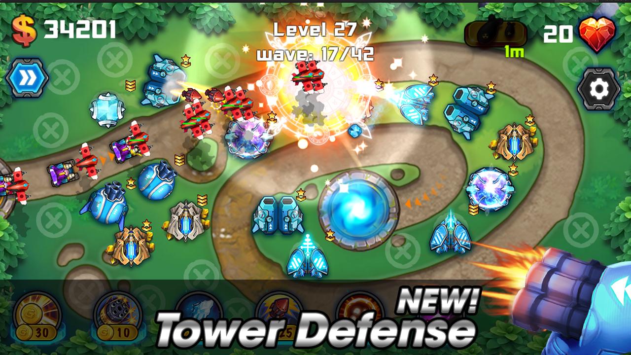 Tower defense drill man