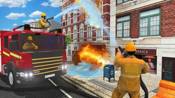 US City Firefighter Simulator 2017: Rescue Brigade Ekran Görüntüsü 3