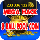 Mega Hack 8 Ball Pool Coin Gameplay simgesi