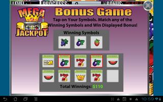 Mega Jackpot Slot Machine capture d'écran 2