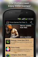 Trivia Games For Free: Updated постер