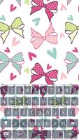 Pink Bow Keyboard تصوير الشاشة 3