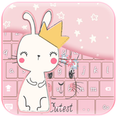 Cute Rabbit Keyboard Theme icon