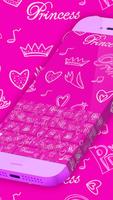 ピンク 王女 キーボード テーマ スクリーンショット 2
