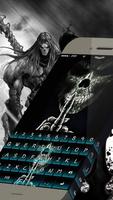 Death Skull Keyboard capture d'écran 1