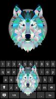 Wild Wolf Keyboard Theme capture d'écran 1