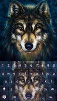 Wild Wolf Keyboard Theme capture d'écran 2