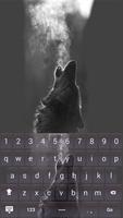 Wild Wolf Keyboard Theme capture d'écran 3