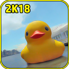 Crazy Duck angry chicken Floating 2018: Duck game biểu tượng