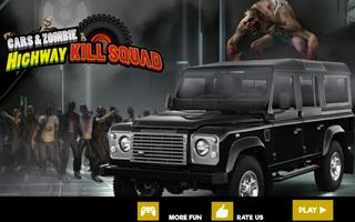 Car and Zombies : Highway Kill Squad Screenshot 2