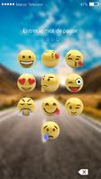 Emoji 3D Lock screen постер