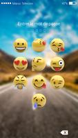 Emoji 3D Lock screen โปสเตอร์