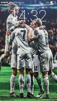 Pin Lock screen For Real Madrid Affiche