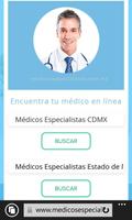 Médicos Especialistas en México اسکرین شاٹ 1