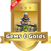 Gems Golds For Clash Royale Prank icon