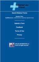 Medical Terminology Reference Guide Affiche