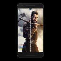 Dirilis Ertugrul HD Screen Zipper Lock-Turgut ảnh chụp màn hình 1