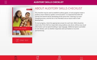 Auditory Skills Checklist captura de pantalla 3