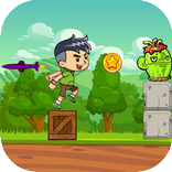 Corredor infantil verde