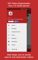 HD Video Downloader Affiche