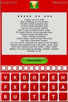 Game Quiz Lyrics Taylor Swift imagem de tela 2