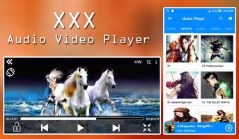 xxx Audio Video Player (Music & Video Player) Plakat
