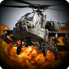 طائرات الهليكوبتر هجوم الغابات أيقونة