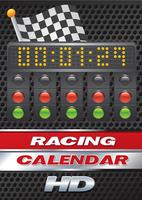 Motorsport Racing Calendar Affiche