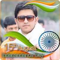 Poster India Flag Face Photo Maker & 